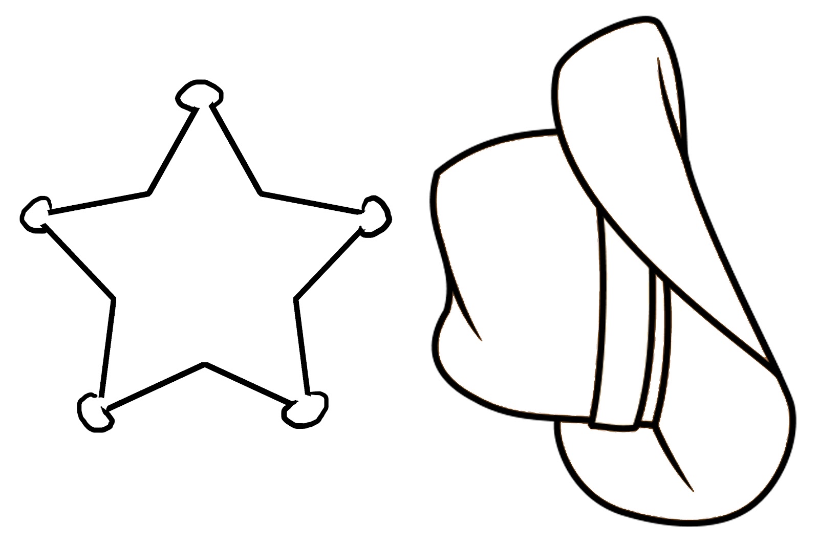 best quality cowboy hat coloring page : Uncategorized - froogskid.net
