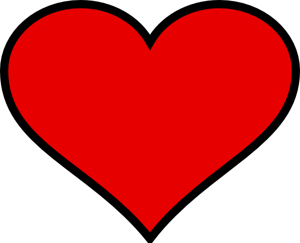 A Picture Of A Big Heart - Clipart library