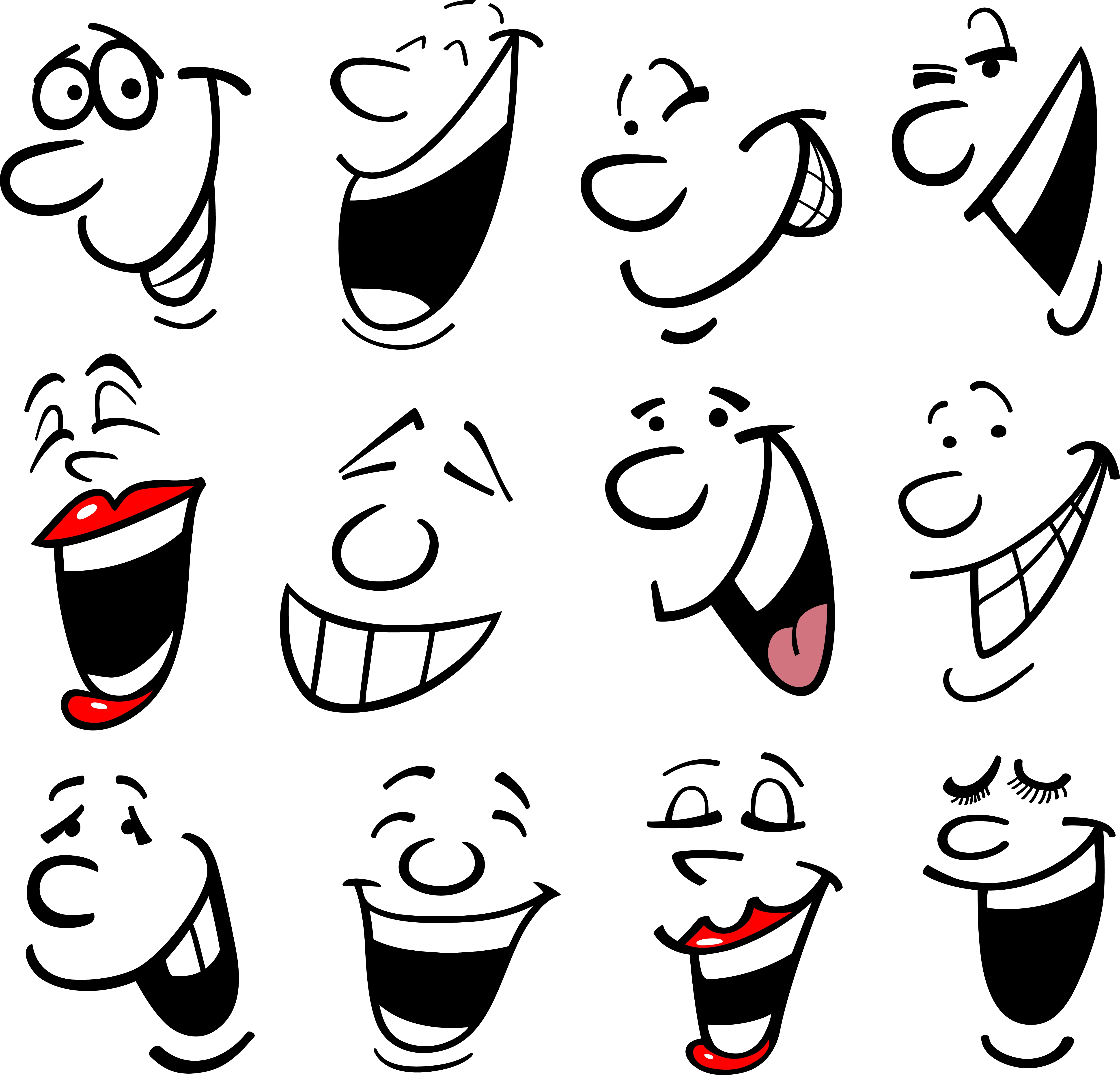 laughing cartoon face png