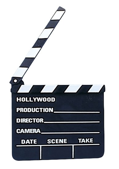 movie clapper board - Clip Art Library