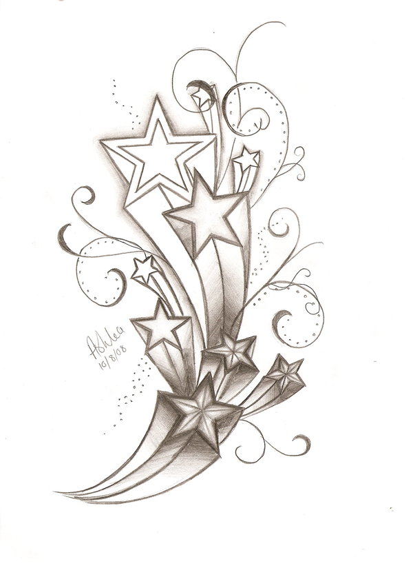 Shooting Star Tattoos History Meanings  Designs