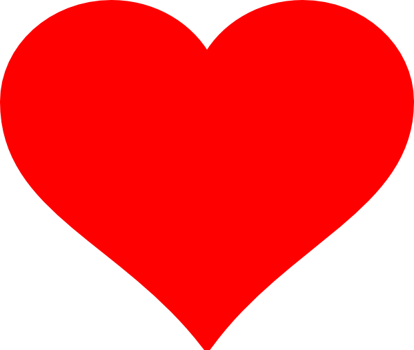 Red Heart Flat clip art - vector clip art online, royalty free 