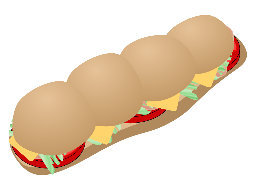 Classic Submarine Sandwich - Fresh Ingredients, Hearty Portions