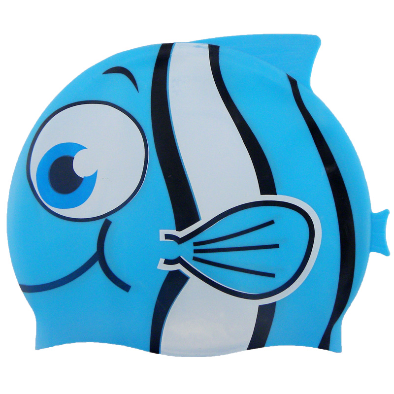 Kids’ Fish-Themed Swim Cap - Fun & Comfortable Pool Accessory