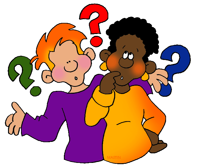 kids asking questions clipart