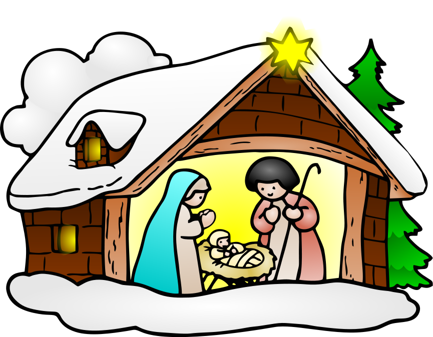 Nativity Large Clip Art Download