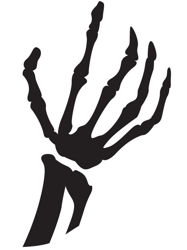 Printable Skeleton Hand Template  Skeleton hand tattoo, Skeleton