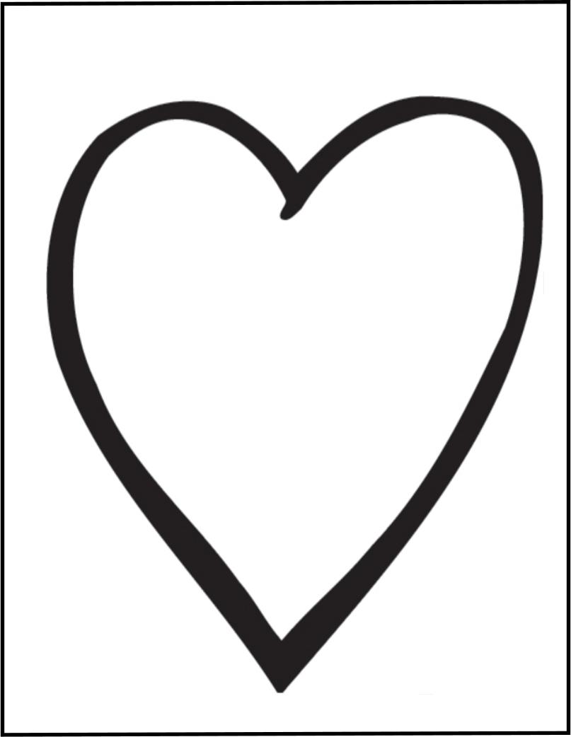 Simple Heart Drawing 