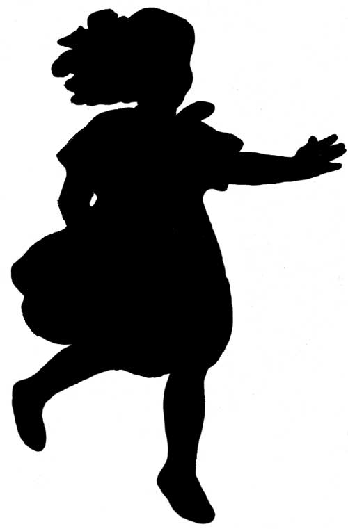 Girl Running Silhouette Scared Images  Pictures - Becuo