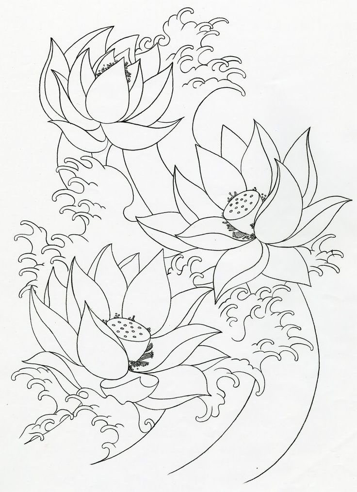 flowers tattoo flash by WillemXSM on DeviantArt