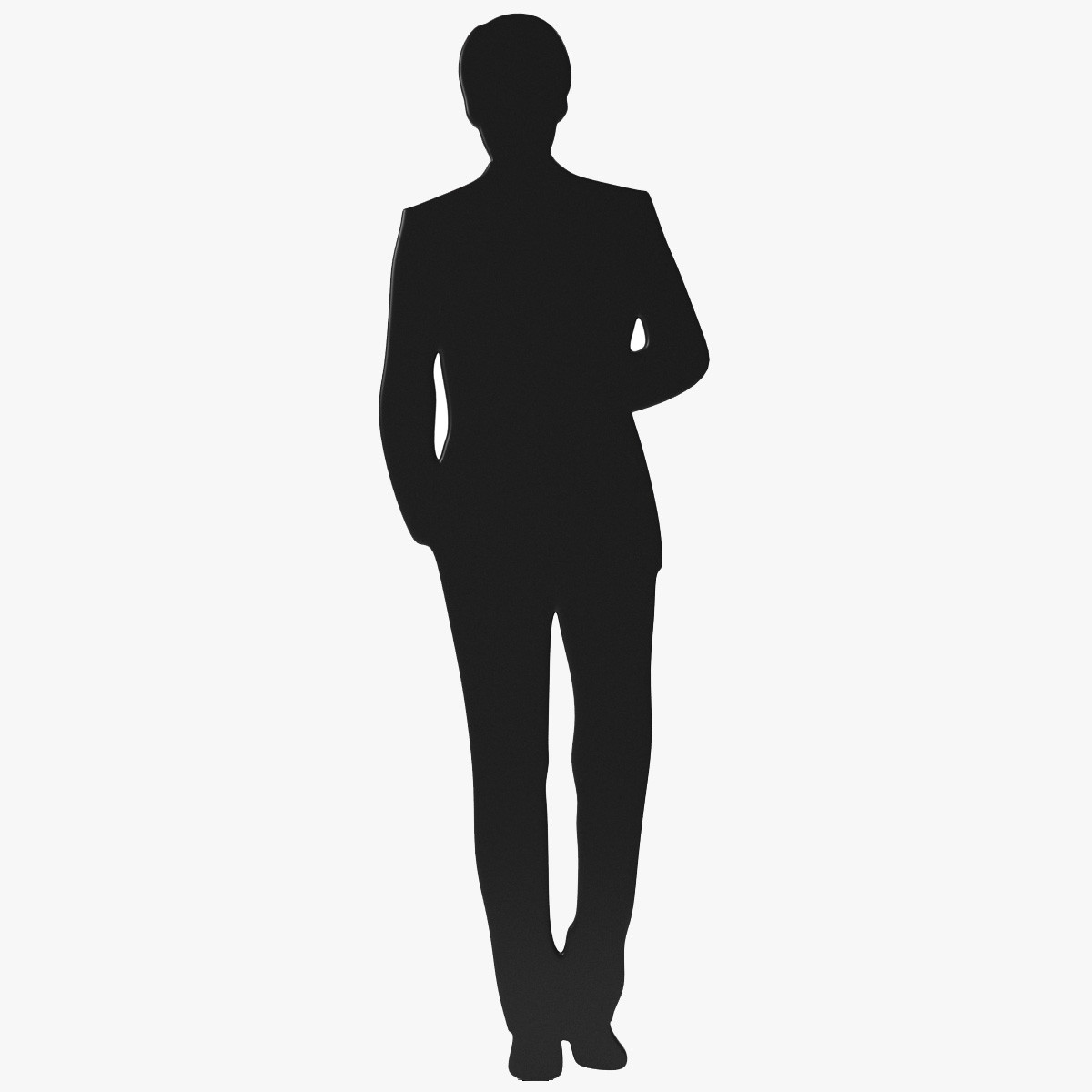 Male Model Silhouette Png