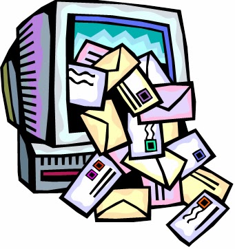 Email Overload Illustration - Visual for Inbox Management & Digital Communication