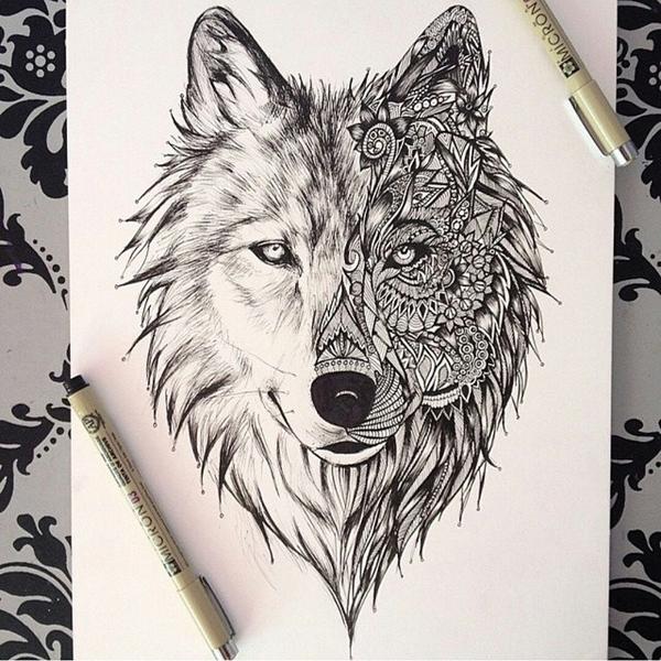Geometric Wolf by Brandon Smit on Dribbble