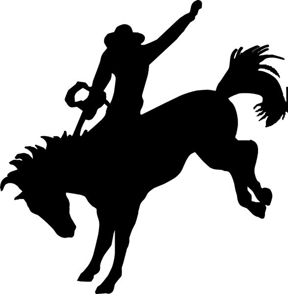 cowboy_up024.gif (588×600) | Cowboy Silhouettes | Clipart library