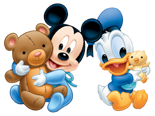 Mickey and Donald with Teddy Bears - Classic Disney Characters for Kids