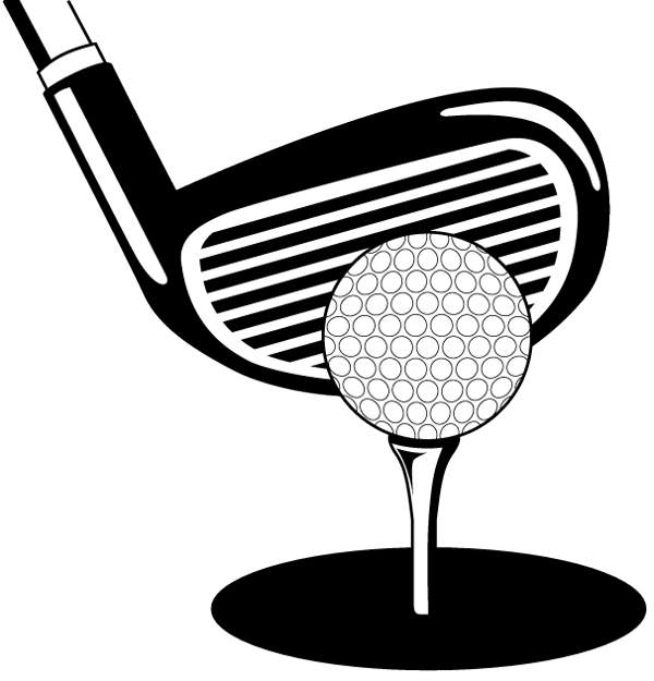 Golf clip art black and white | Clipart library - Free Clipart Images