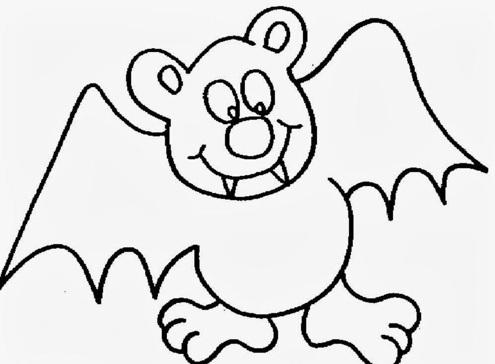 Bat Kids Coloring Pictures 3