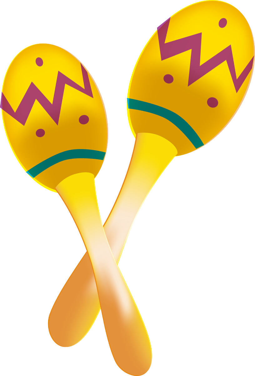 Images For  Maracas And Sombrero Clipart