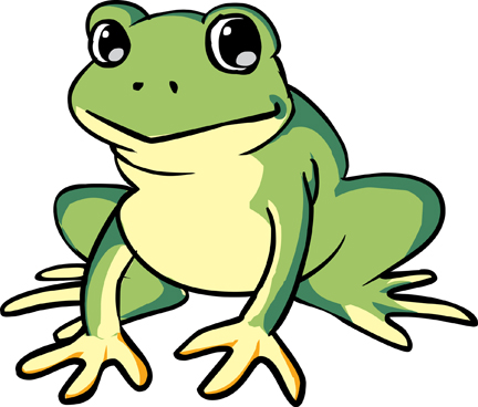 Cute Cartoon Frog Illustration - Free Vector Image for Education & Design
