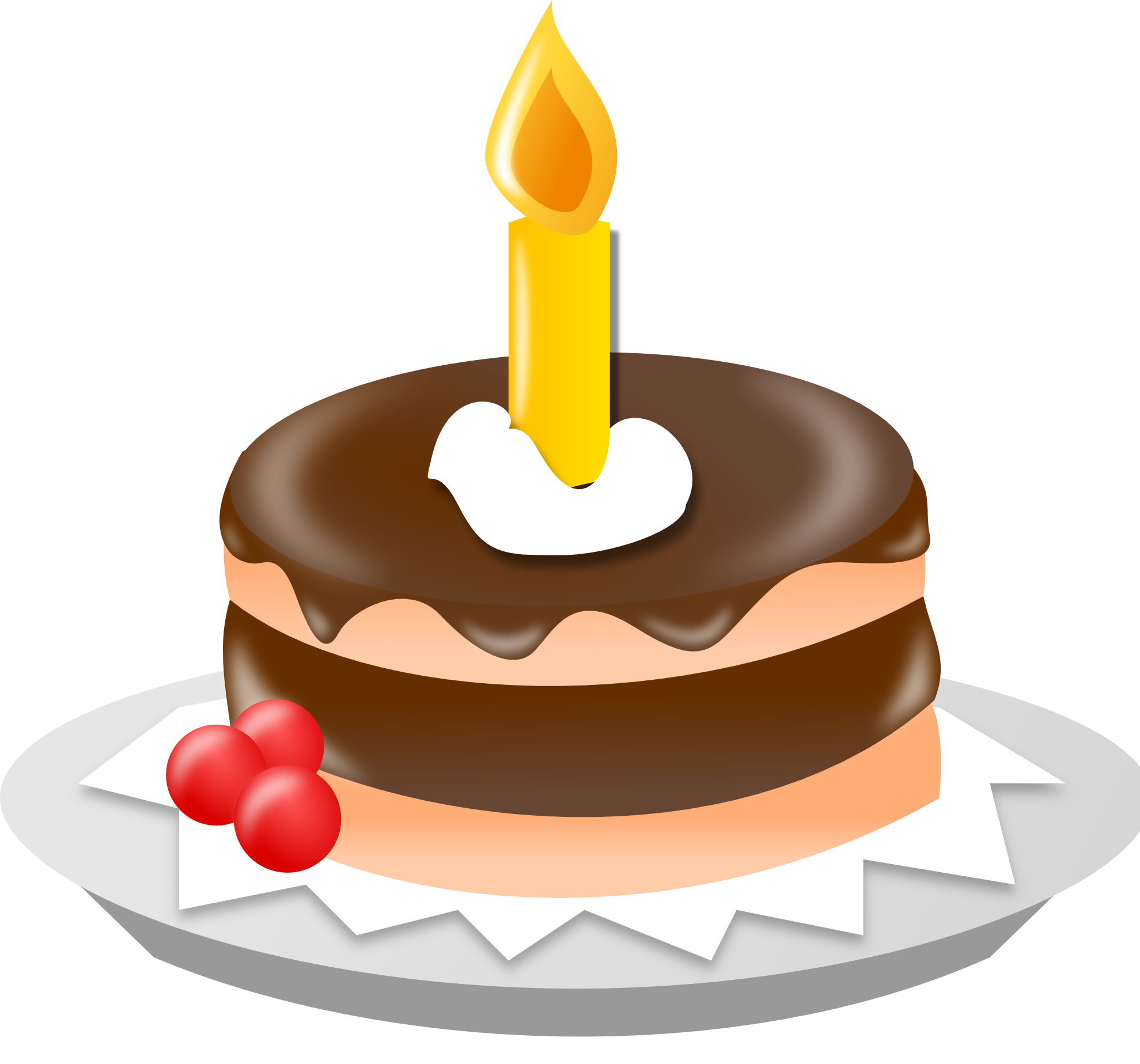 Birthday Cake Hand Drawn Celebration Food Vector - Hand Drawn Birthday Cake  - Free Transparent PNG Clipart Images Download