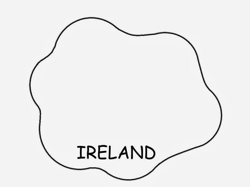 Ireland Outline Map - Simple Hand-Drawn Illustration