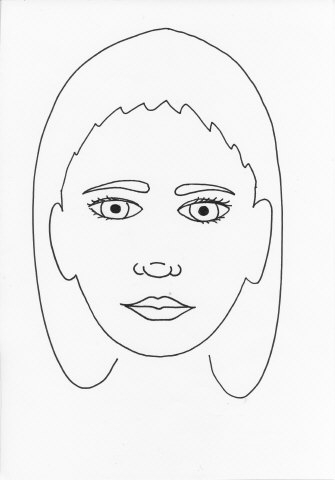 Blank Face Template For Face Painting