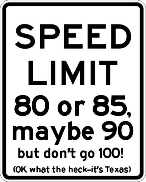 speed limit sign funny - Clip Art Library