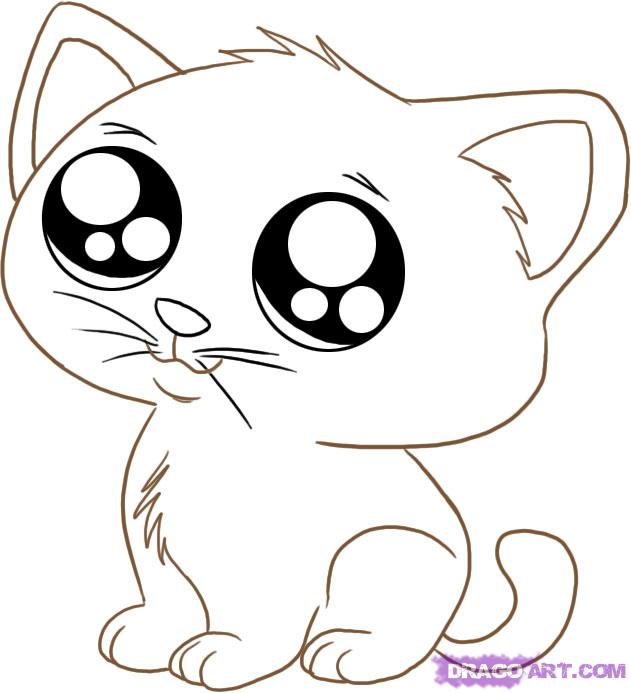 How to Draw Pusheen a Cute Kawaii Cat Cartoon! Drawing Tutorial | Doodl...  | Cartoon cat drawing, Cute cat drawing, Cartoon drawings