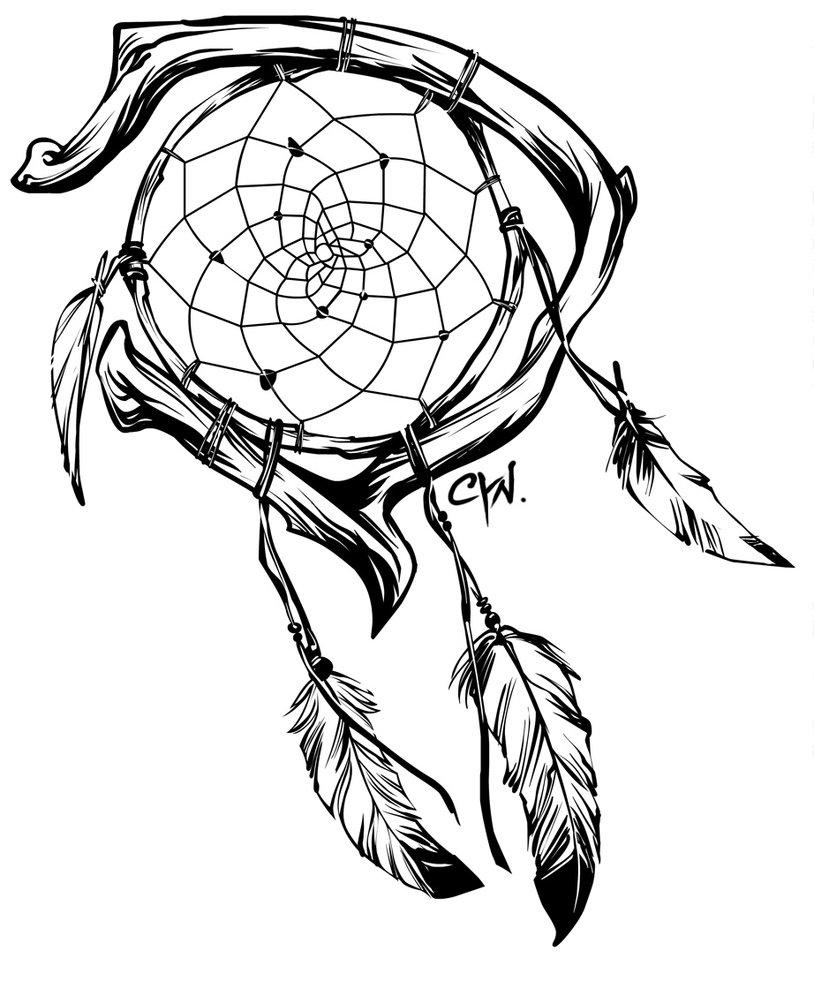 drawings dream catcher tattoo - Clip Art Library