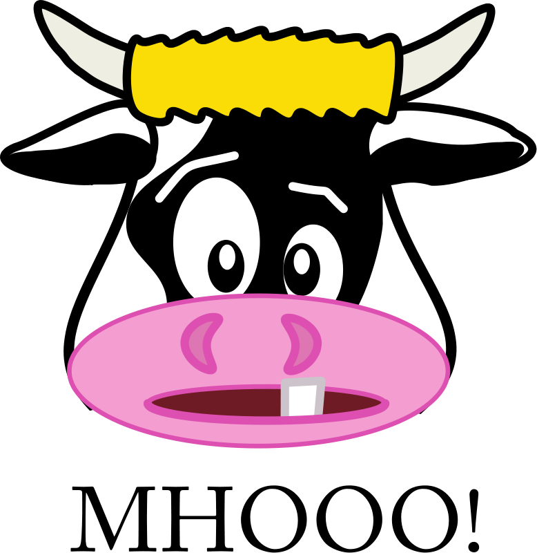 moo vector - Clip Art Library