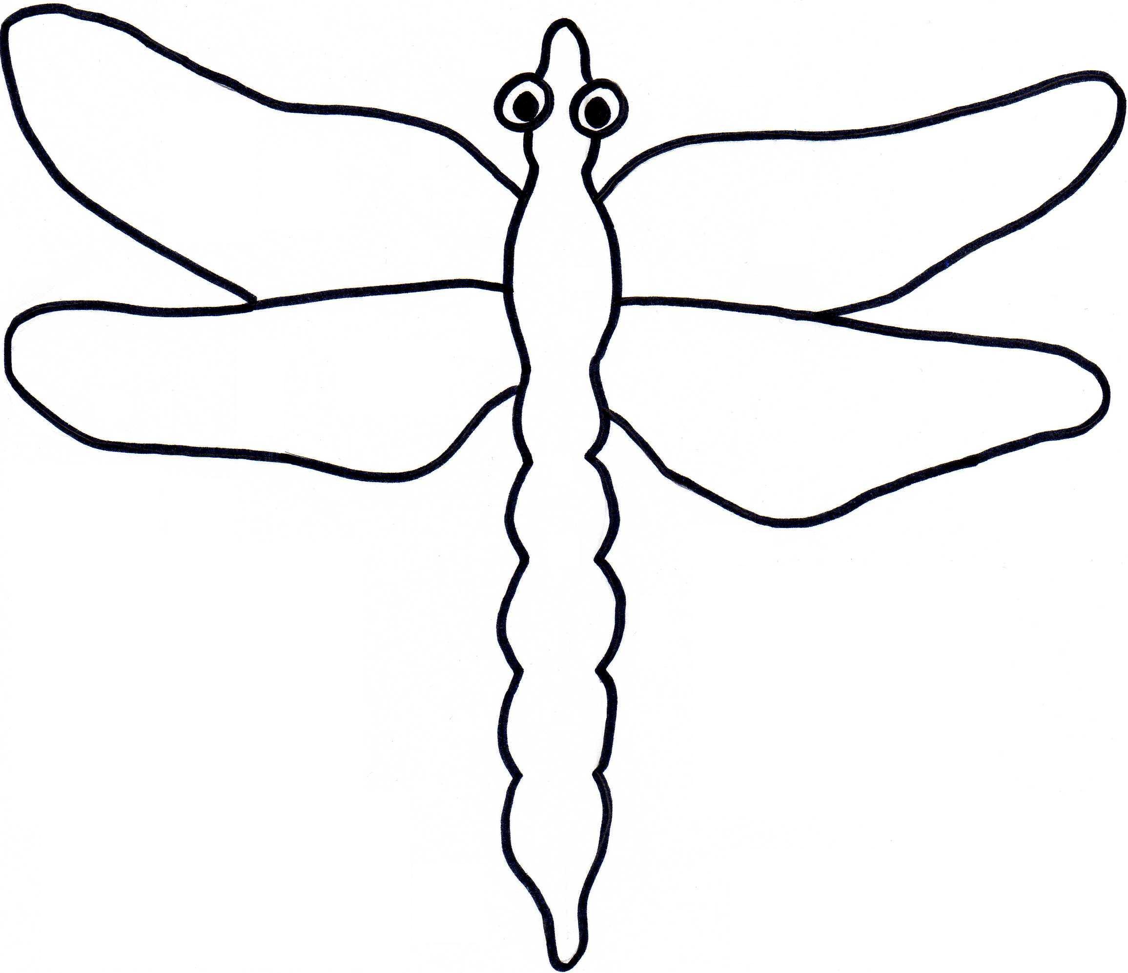 Free Dragonfly Outline, Download Free Dragonfly Outline png images ...