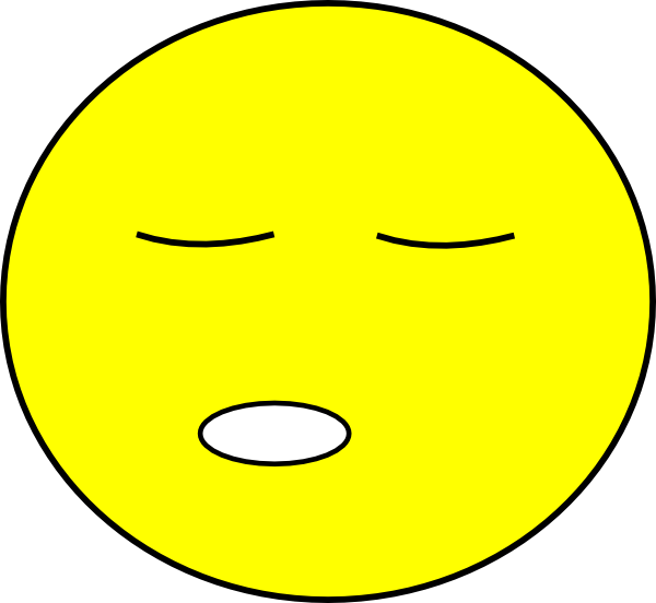 Sleepy Emoji Face - Expressing Tiredness or Rest