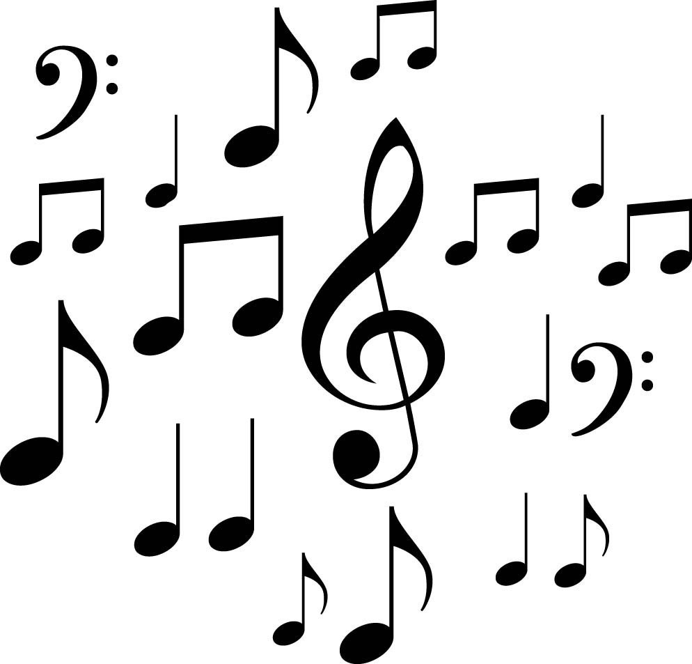 Music Notes Vector Free - Free Modern Music Notes Vectors | Bodenewasurk