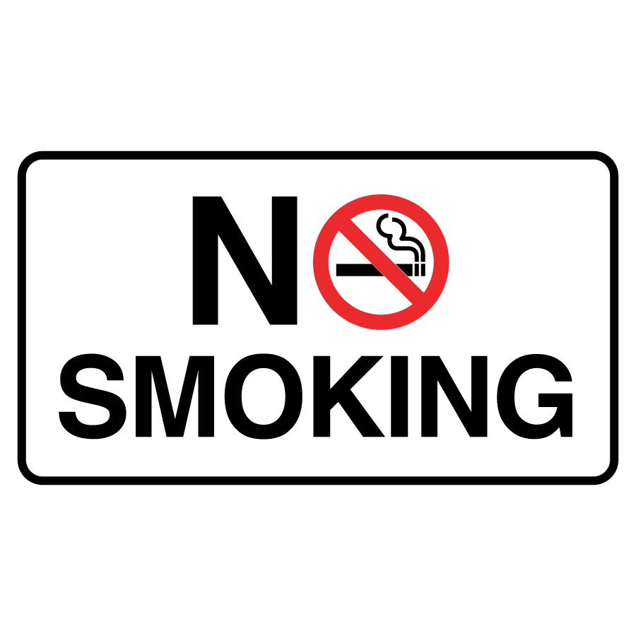 Clip art no smoking sign