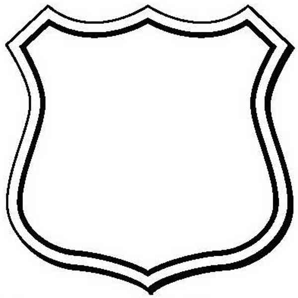 sheriff badge clip art black and white