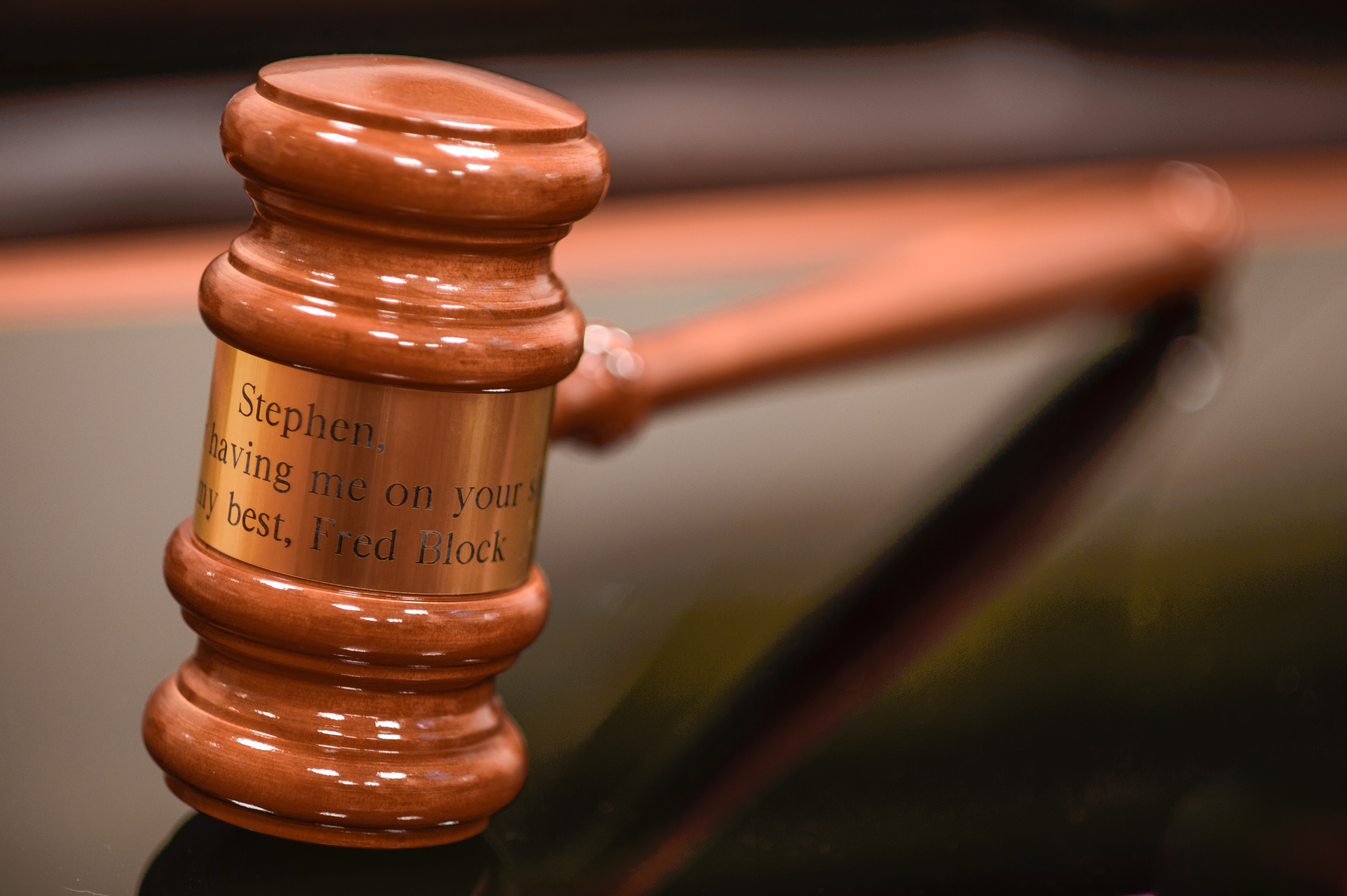 The Other Colbert Bump, and What Should I Do With the Gavel 