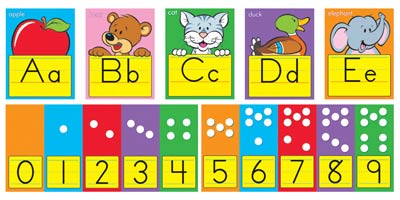 Alphabet and Number Flashcards for Preschoolers - Learn Letters & Counting