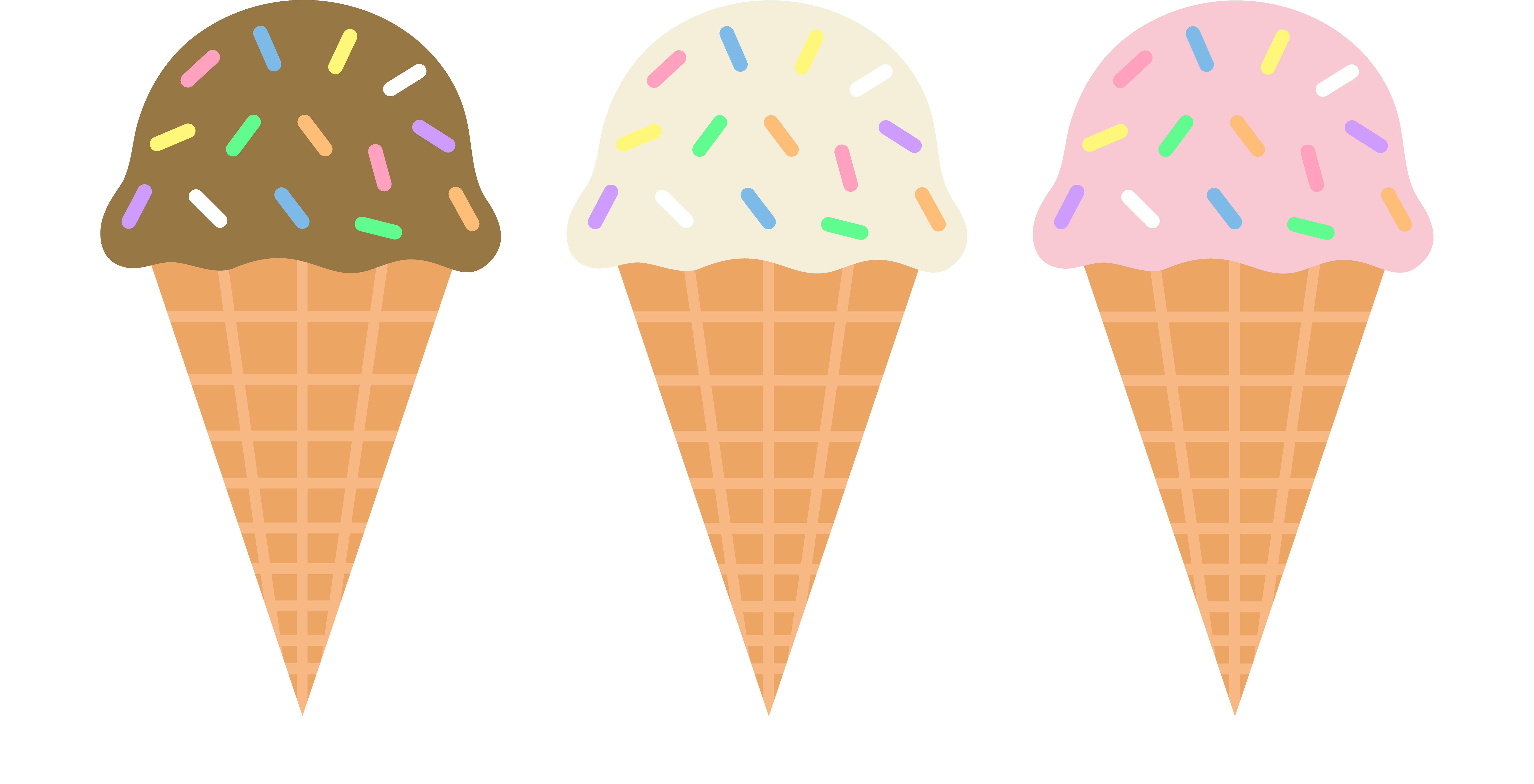 Vanilla Ice Cream Cone Clip Art - Gallery