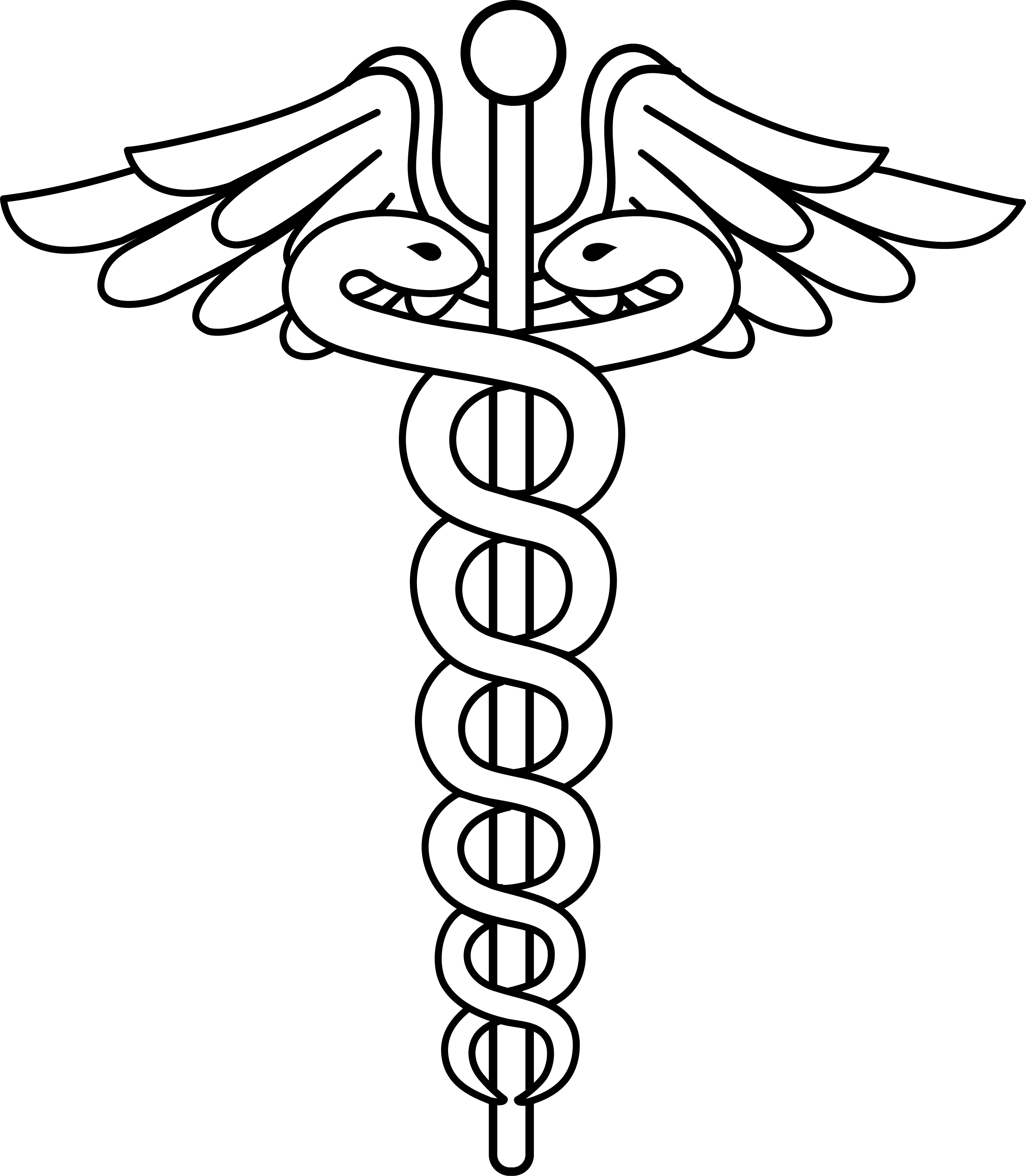 Caduceus Ancient Greek Symbol Drawing Stock Photo | Royalty-Free |  FreeImages