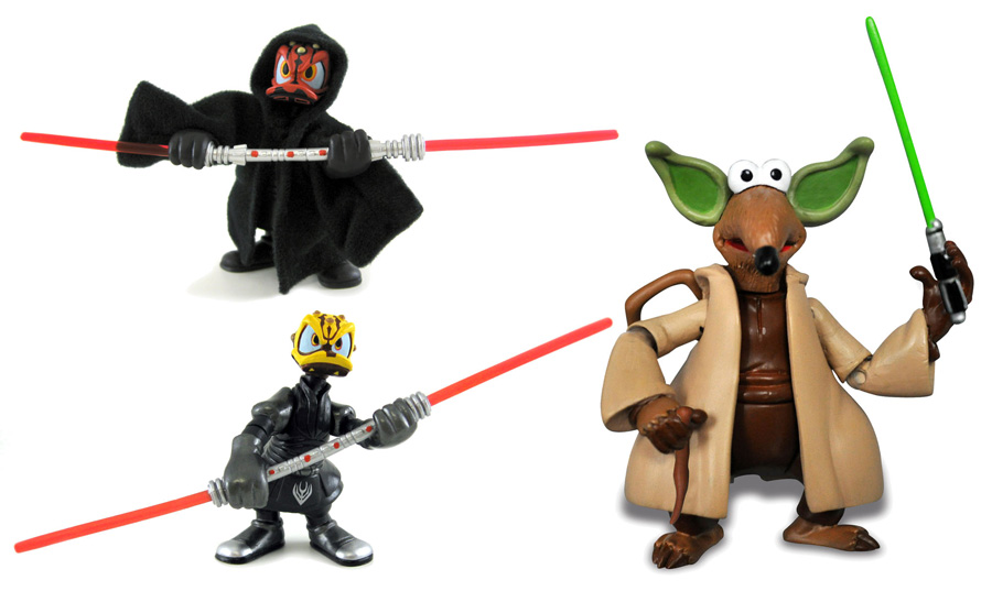 Star Wars Parody Action Figures - Collectible Fan Art Toys