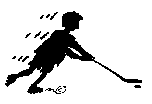 hockey silhouette - Clip Art Gallery
