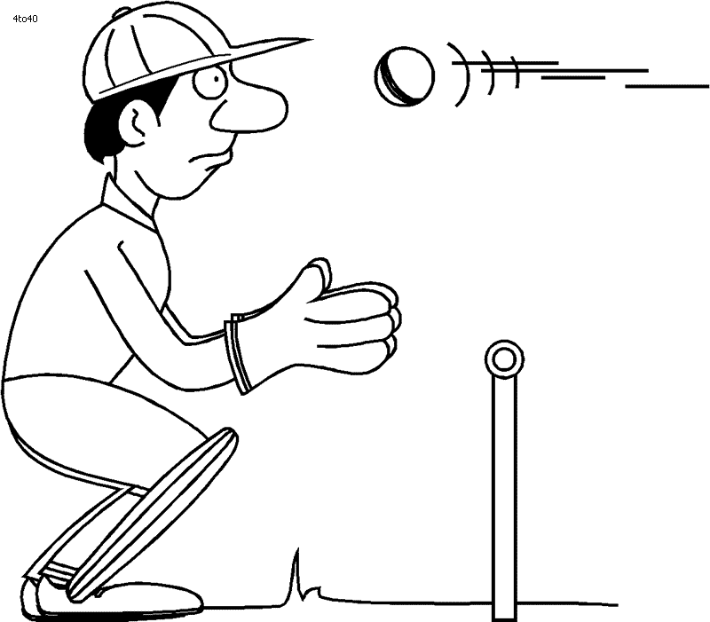 Sports Coloring Pages, Cricket Top 20 Games  Sports Coloring 