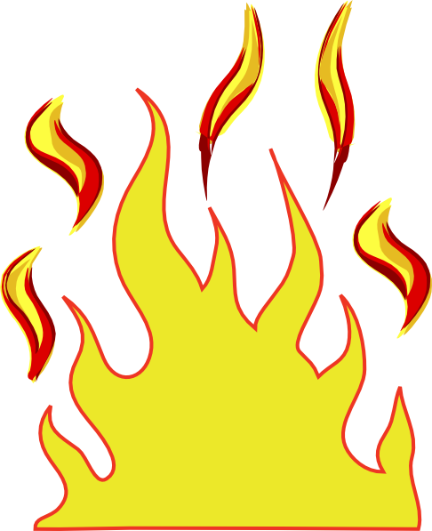 Cartoon Fire Flames Border | Clipart library - Free Clipart Images