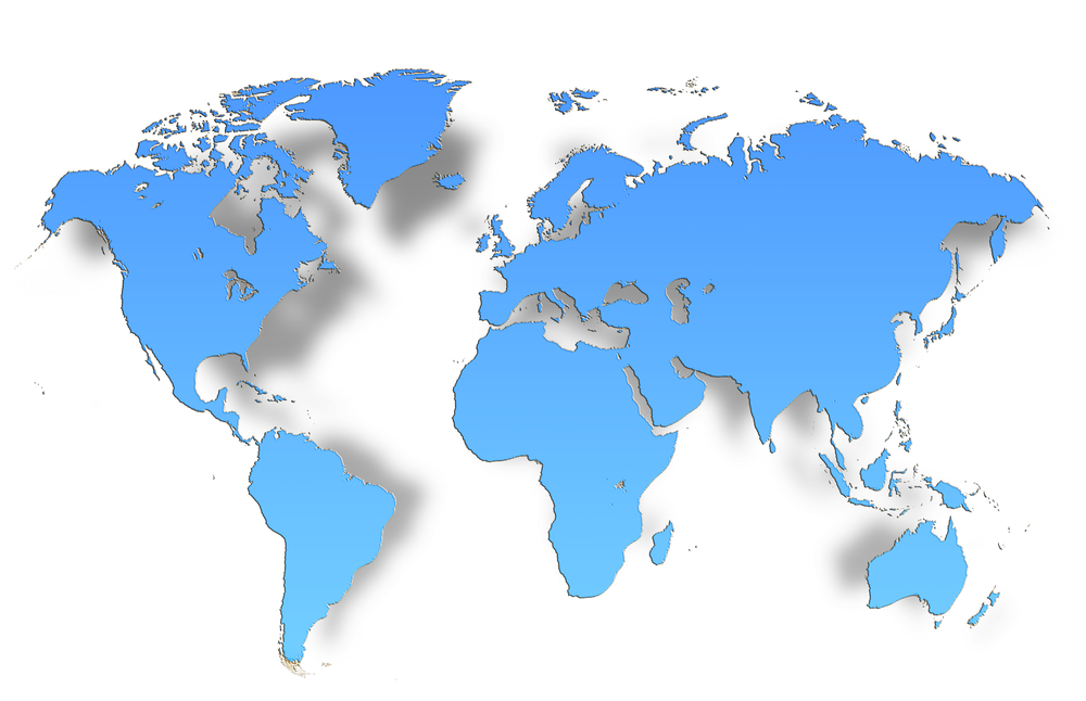 aa map of the world - Clip Art Library