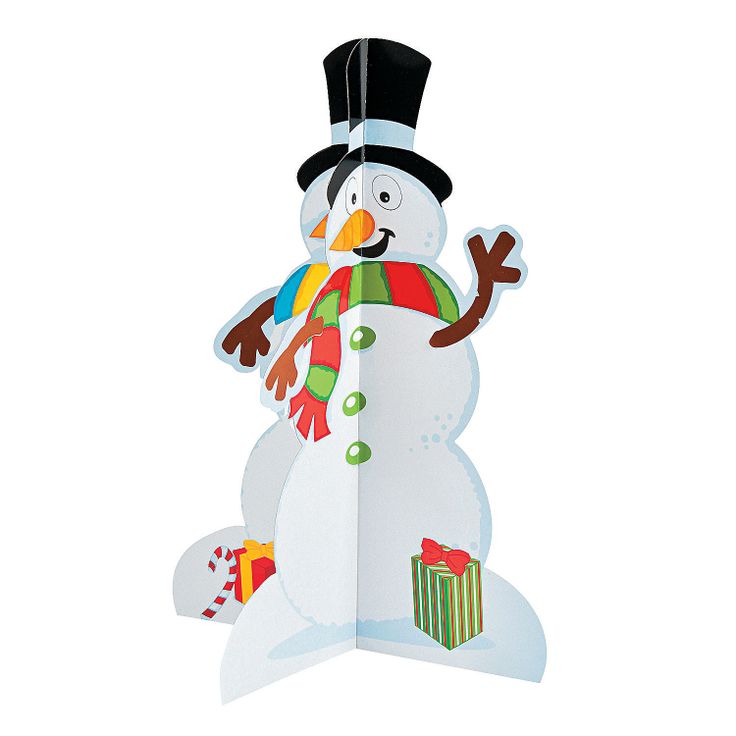 Festive Paper Snowman Craft for Holiday Decorations