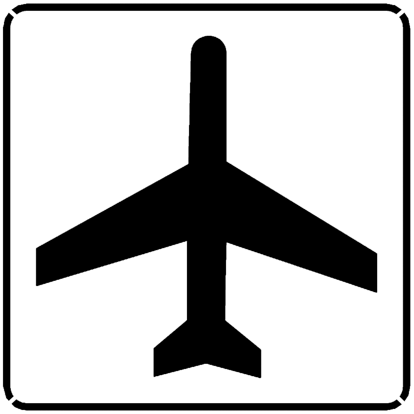 Airport Sign Stencil | SP Stencils