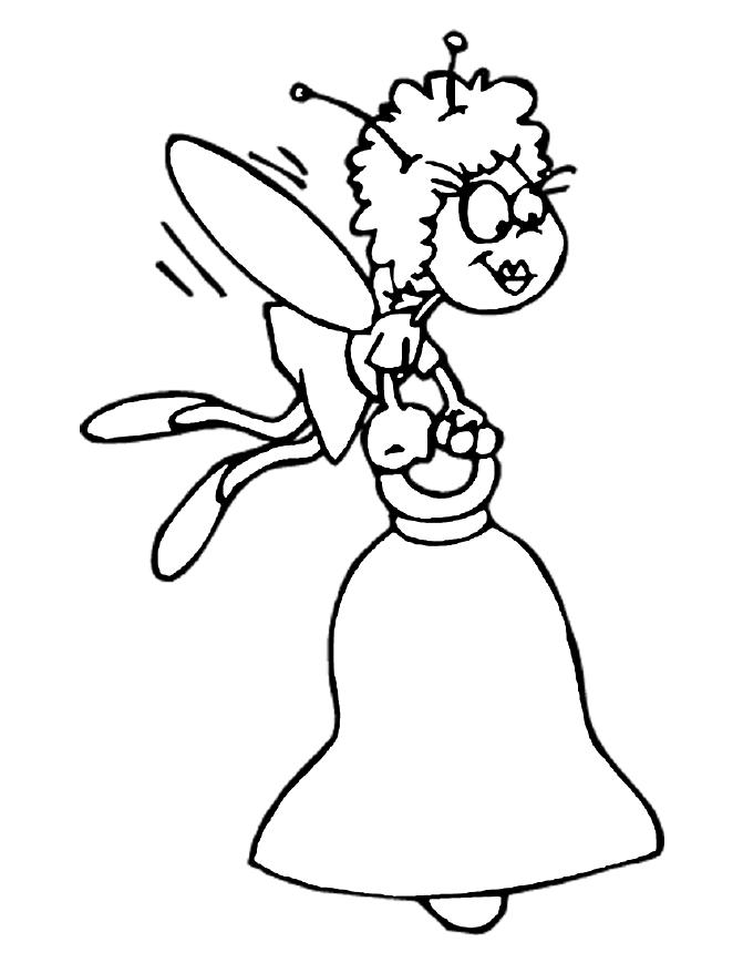 wedding bells coloring pages