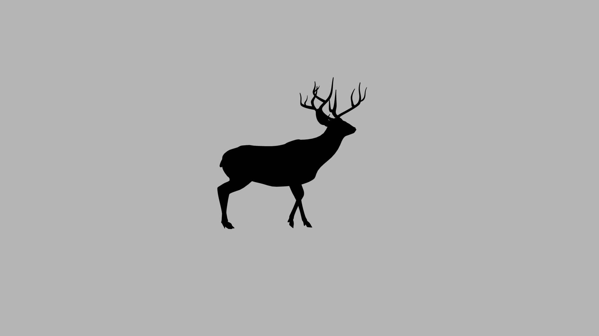 deer silhouette - YouTube