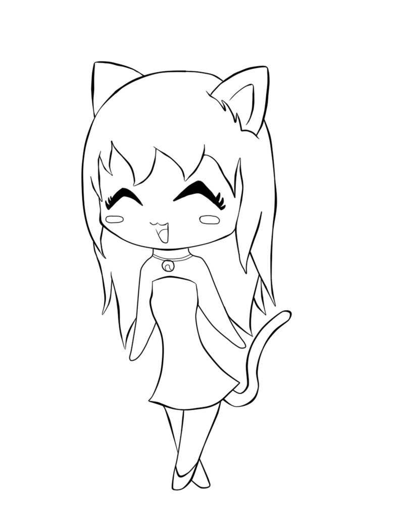 Cute Anime Coloring Pages  Turkau