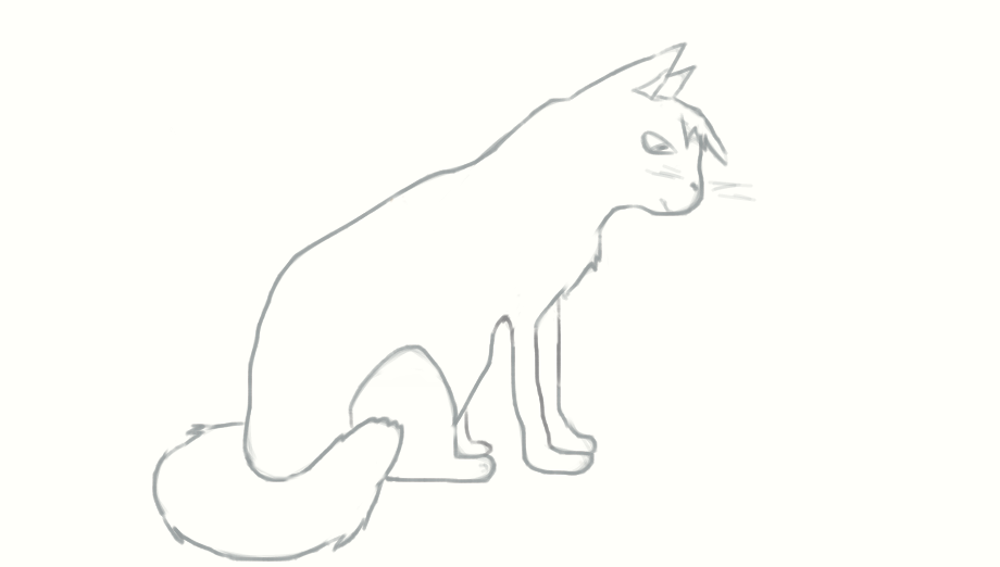 Anime Cat Outline PNG Transparent Images Free Download  Vector Files   Pngtree